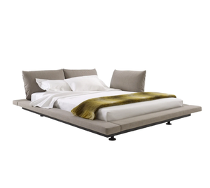 PETER MALY 2 - Fabric double bed _ Ligne Roset